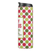 Happy Festivus Travel Mug/Thermal Tumbler ©NHC Thermosbeker (Geroteerd rechts)