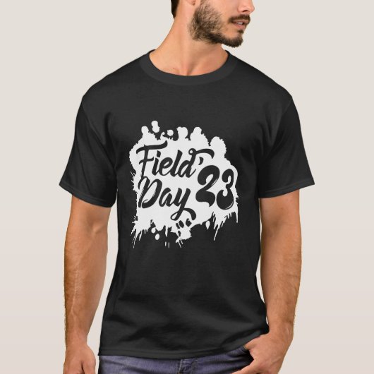 Happy Field Day 23 Fun Day  School Trip Teacher Ki T-shirt (Voorkant)