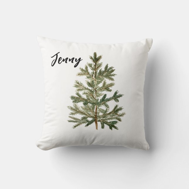 Happy Fir Tree Kussen (Voorkant)