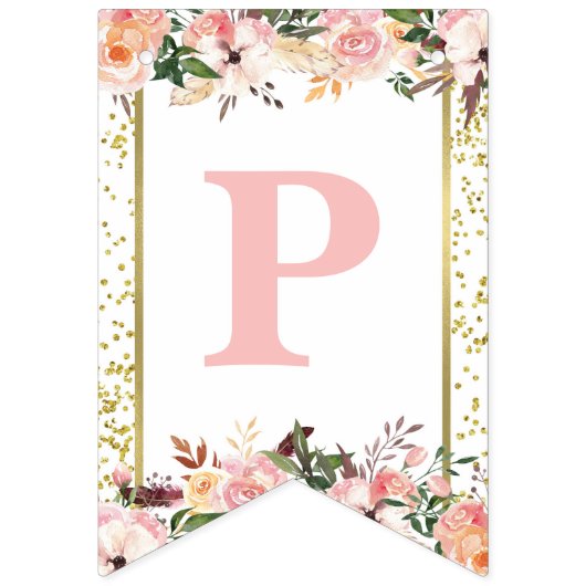 Happy First Birthday Banner (Derde vlag)