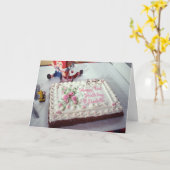 Happy First Birthday Elisabeth Kaart (Gele Bloem)