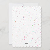 Happy First Birthday Feestdagenkaart (Achterkant)