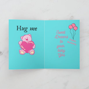 Happy First Birthday  Kaart