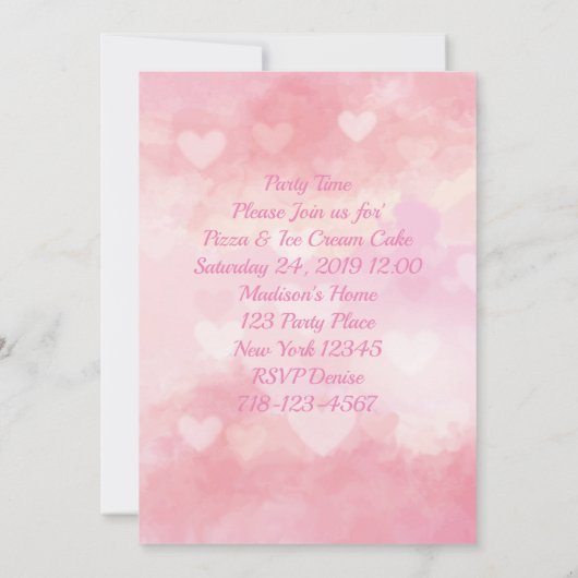 Happy First Birthday Kaart (Achterkant)