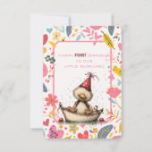 Happy First Birthday Our Little Duckling Kaart (Voorkant)