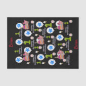 Happy First Birthday Tissue Paper #1 Tissuepapier (Voorkant)