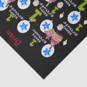 Happy First Birthday Tissue Paper #1 Tissuepapier (Detail)