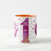 Happy First Birthday Two-Tone Mok (Center)