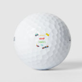 Happy First Daddy's Day Products Golfballen (Voorkant)