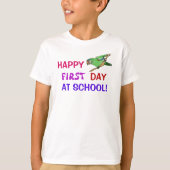 Happy first day at school T-Shirt (Voorkant)