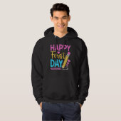 Happy First Day Let s Do This Welcome Back To Scho Hoodie (Voorkant volledig)
