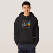 Happy First Day Let's Do This Poppin Pop It Back T Hoodie (Voorkant volledig)