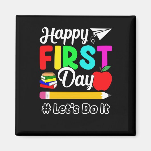 Happy First Day Magneet (Voorkant)