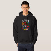 Happy First Day Of 3rd Grade  Back To School Hoodie (Voorkant volledig)
