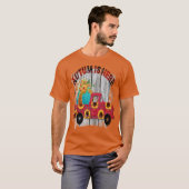 Happy first day of fall Oversized 3 T-shirt (Voorkant volledig)