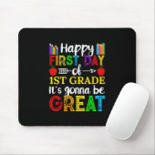 Happy First Day of First Grade Muismat (Met muis)