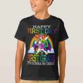Happy First Day of First Grade T-shirt (Voorkant)