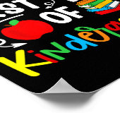 Happy First Day Of Kindergarten Back To School Tea Poster (Hoek)