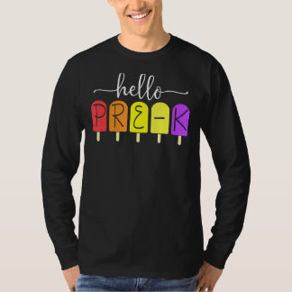 Happy First Day of Pre K Back to School Teacher 10 T-shirt