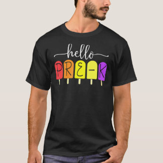Happy First Day of Pre K Back to School Teacher 10 T-shirt