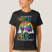 Happy First Day of Pre-K T-shirt (Voorkant)
