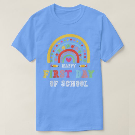 Happy First Day of School, Back to School 20222023 T-shirt (Design voorkant)