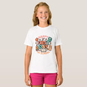 Happy First Day of School – Cute Kawaii Back to Sc T-shirt (Voorkant volledig)