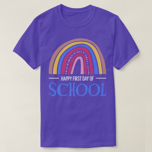 Happy First Day of School - First Day of School Pr T-shirt (Design voorkant)