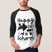 Happy First Day of School, Leraren Leerlingen Kind T-shirt (Voorkant)
