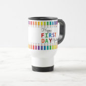Happy First Day of School Mok - Leuk Terug naar Sc (Voorkant rechts)