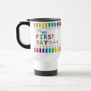 Happy First Day of School Mok - Leuk Terug naar Sc