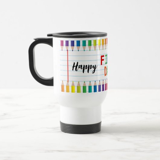 Happy First Day of School Mug – Fun Back to School Reisbeker (Links)