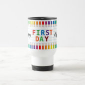 Happy First Day of School Mug – Fun Back to School Reisbeker (Center)