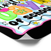 Happy First Day Of School Pencil Teacher Kids Back Poster (Hoek)