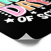 Happy First Day Of School Retro Groovy Back To Sch Poster (Hoek)