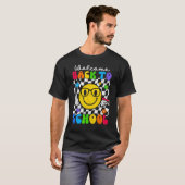 Happy First Day of School Smile Happy Face Back To T-shirt (Voorkant volledig)