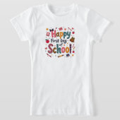 Happy First Day of School T-Shirt for Girls (Laagn)