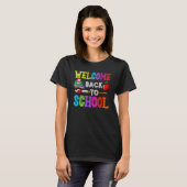 Happy First Day Of School Teachers Back To School T-shirt (Voorkant volledig)