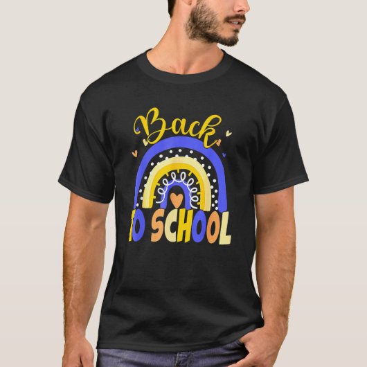 Happy First Day Of School Welcome Back To School S T-shirt (Voorkant)