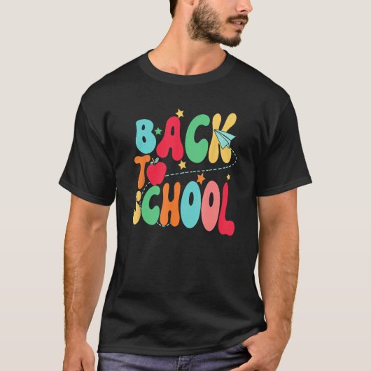 Happy First Day Of School Welcome Back To School S T-shirt (Voorkant)