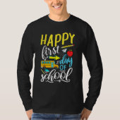 Happy First Day Of School Welcome Back To School S T-shirt (Voorkant)