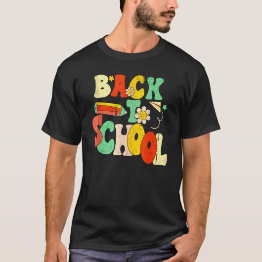 Happy First Day Of School Welcome Back To School S T-shirt (Voorkant)