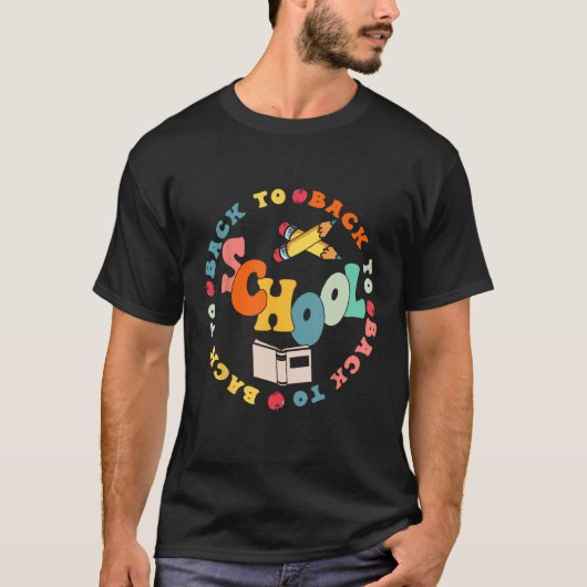 Happy First Day Of School Welcome Back To School S T-shirt (Voorkant)
