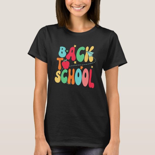 Happy First Day Of School Welcome Back To School S T-shirt (Voorkant)