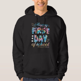 Happy First Day School Life Welkom terug Hoodie