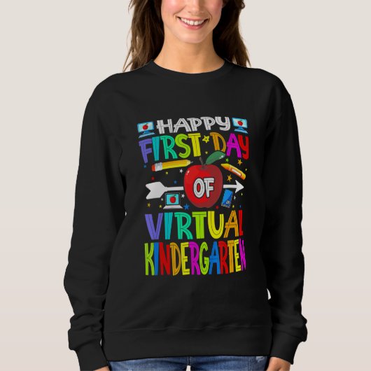 Happy First Day Virtual Kindergarten Teacher St. Trui (Voorkant)