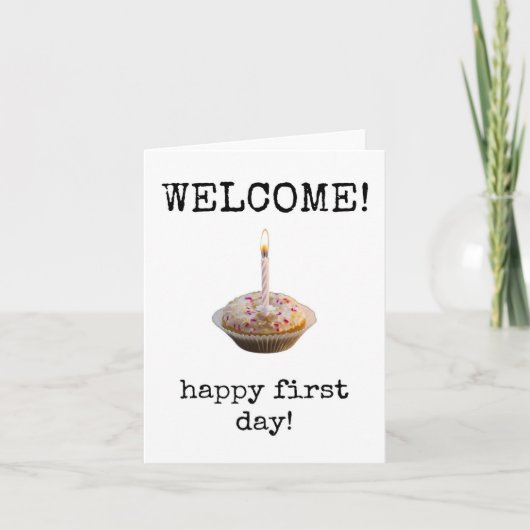 Happy First Day, Welkom bij de Team Kaart (Voorkant)