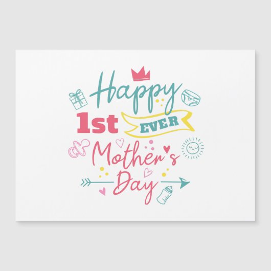 Happy First Ever Moederdag voor dochter (Voorkant)