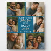 Happy First Father Day Photo Collage Fotoplaat (Voorkant)