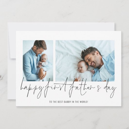 Happy First Fathers Day 2 Fotoscript (Voorkant)